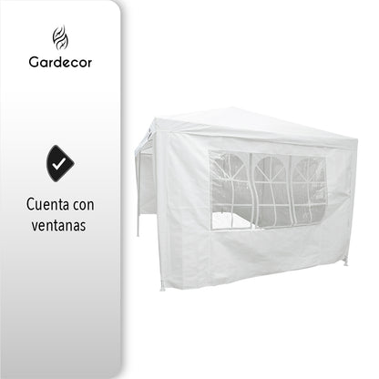 Carpa toldo con paredes 6x3